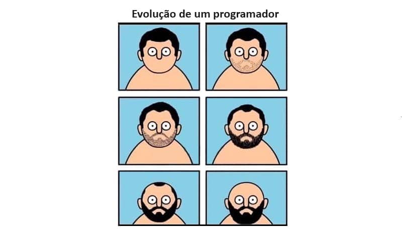 Evolução do Programador: Da Curiosidade ao Código Limpo com Humor