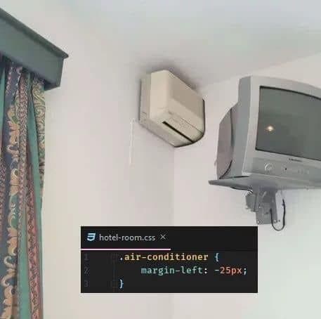 Quando o designer do hotel usa CSS…