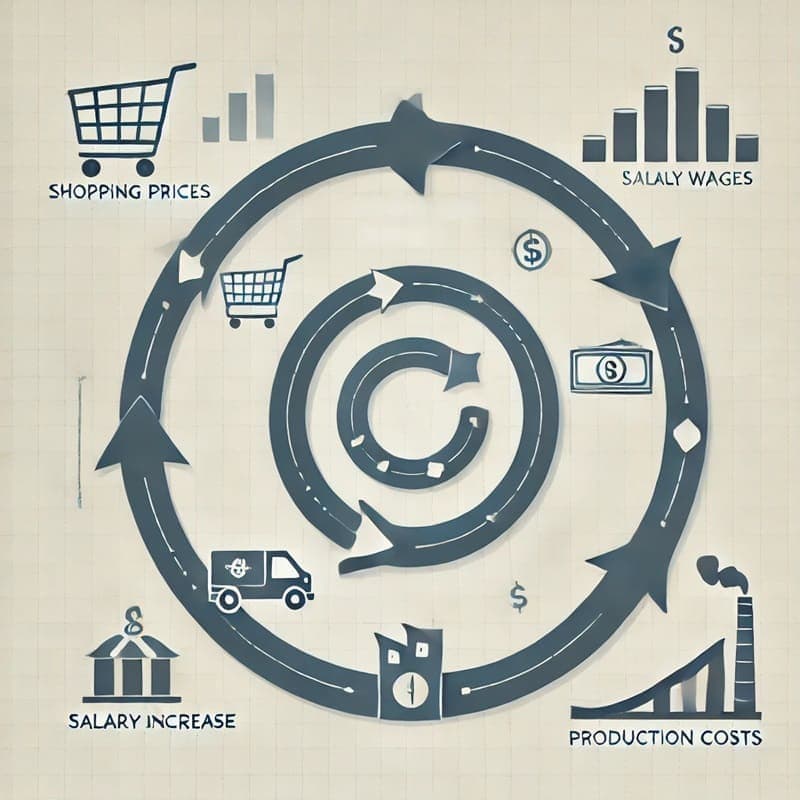 A Espiral Inflacionária: Entendendo o Ciclo de Alta dos Preços