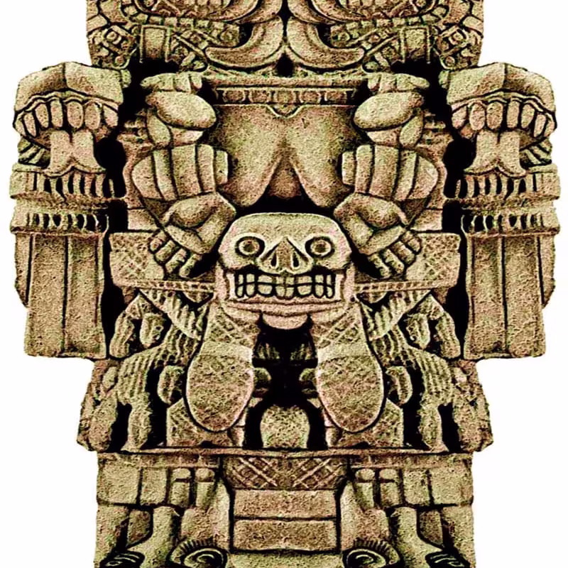 A deusa asteca Coatlicue